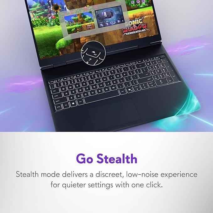 Alienware 16 Aurora Laptop AC16250-16-inch 16:10 WQXGA Display, Intel Core 7-240H Series 2, 16GB DDR5 RAM, 1TB SSD, NVIDIA GeForce RTX 5060 8GB GDDR7, Windows 11 Home, Onsite Service - Blue