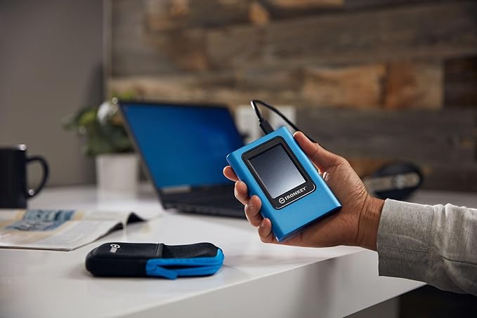 Kingston IronKey Vault Privacy 80 3.8TB External SSD | FIPS 197 | XTS-AES 256GB Encrypted | Touch Screen PIN | Secure Data Protection | IKVP80ES/3840G