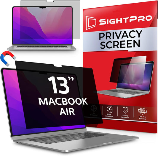 Magnetic Privacy Screen for MacBook Air 13 Inch (2018, 2019, 2020, 2021, M1) Removable Laptop Privacy Filter Shield and Protector