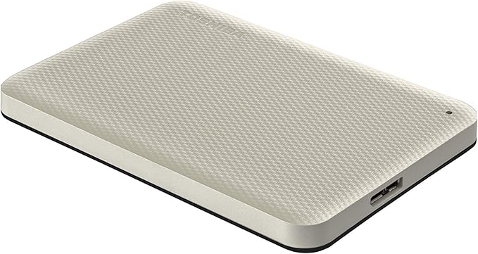 Toshiba Canvio Advance 1TB Portable External Hard Drive USB 3.0, White - HDTCA10XW3AA