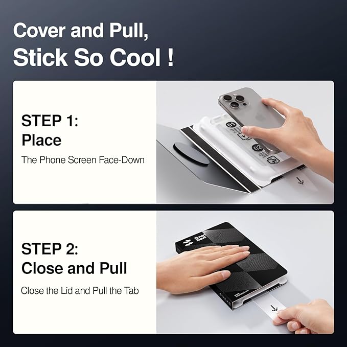 SMARTDEVIL 3 Pack Screen Protector for iPhone 14 Pro Max, Bubble-and-Dust-Free Box, HD Tempered Glass, Military Grade Shatterproof & Ultra Durable, Easy Installation