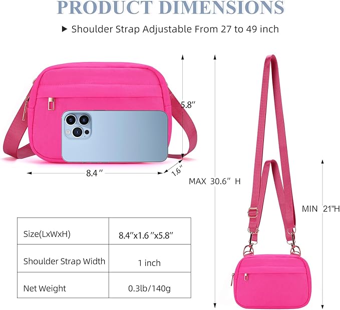 MAXTOP Small Crossbody Bags for Women Belt Bag Fanny Pack with Adjustable Strap