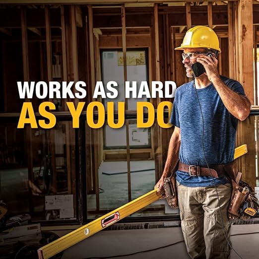 DEWALT Heavy Duty 90-Degree Angled 100W USB C Cable, Jobsite 100 Watt USB C Cable, High Speed Type-C to Type-C, PD USBC Fast Charging Cord for iPhone 16/15 Plus Pro Max, MacBook, iPad (6 Foot)