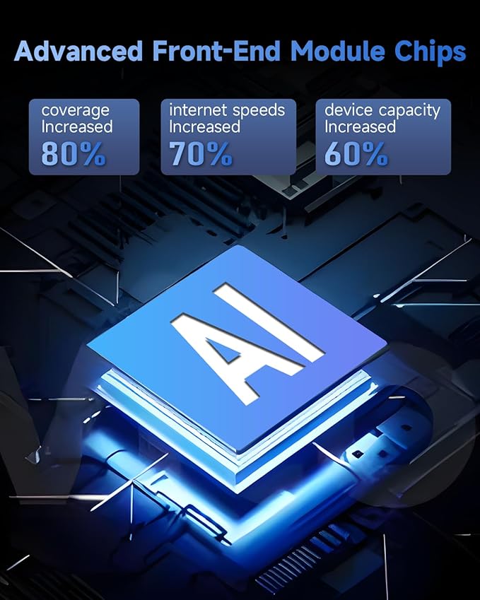 2026 Best WiFi Extender Signal Booster - 6X Faster Internet Extender WiFi Booster for Home, Long Range up to 15,588 Sq Ft, WiFi Repeater w/Ethernet Port, 1-Tap Setup, Compatible with Wireless Routers
