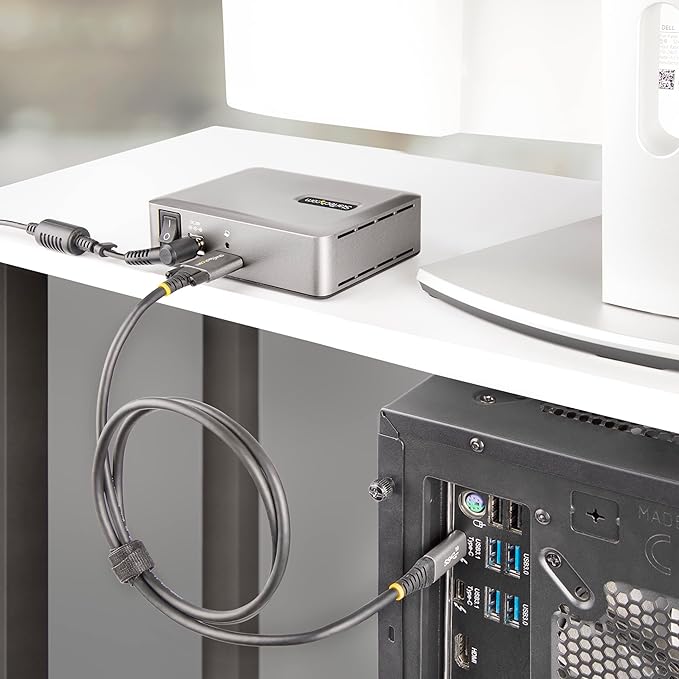 StarTech.com 7-Port USB-C Hub - 5X USB-A/2x USB-C - Self-Powered w/65W Power Supply - USB 3.1 10Gbps - Desktop/Laptop USB Hub w/3ft USB-IF Certified Locking Cable - USB C Splitter, TAA