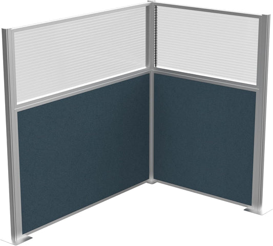 Versare Hush Panel Cubicle Kit | Workstation Partition Walls | Sound Dampening Cubicle Walls | Partitions for Desks
