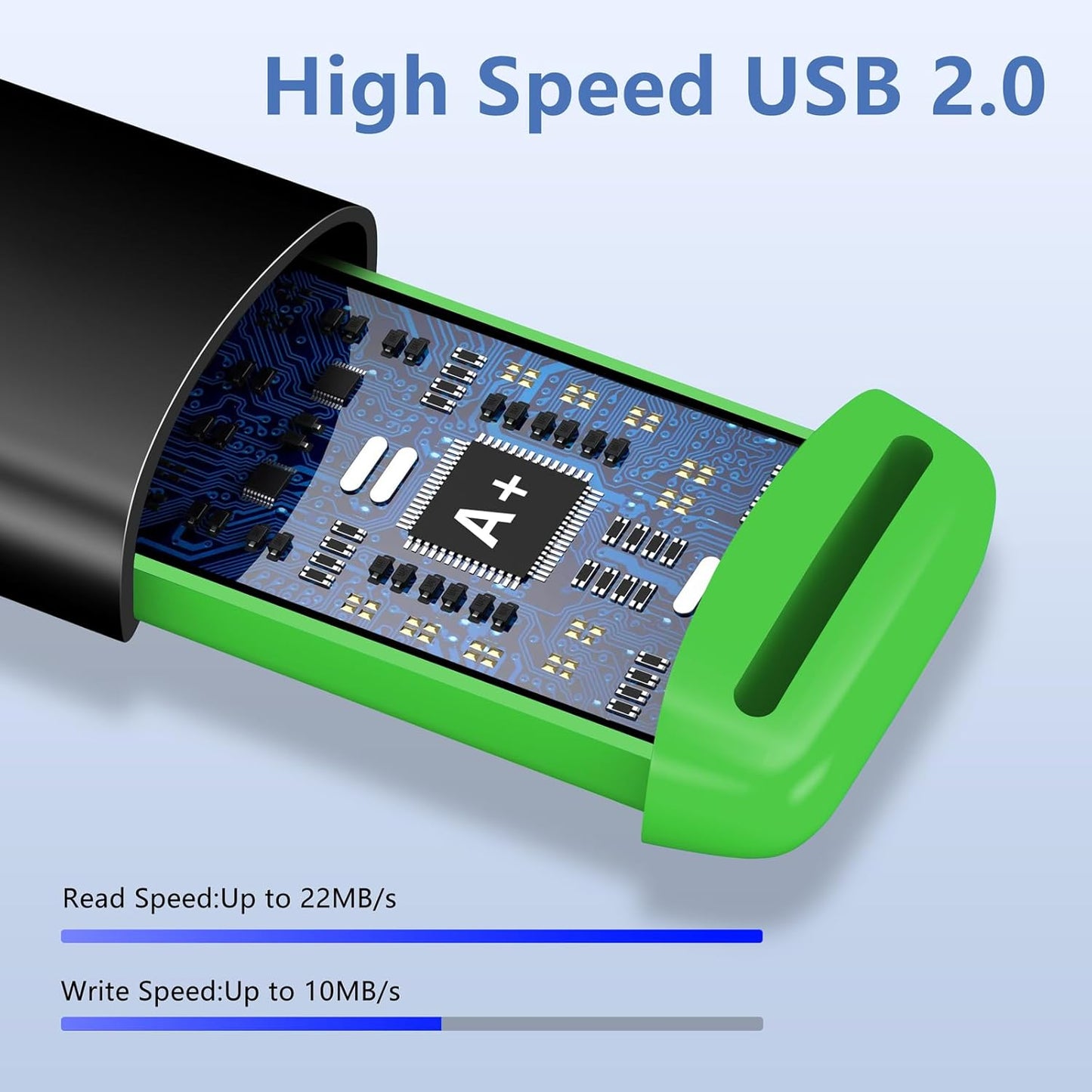 AGECASH USB Flash Drive 10 Pack 8GB USB 2.0 Flash Drives Thumb Drive 10Pack Memory Stick Jump Drives Multipack Zip Drive for Data Storage and Backup (Multicolor, 8GB)