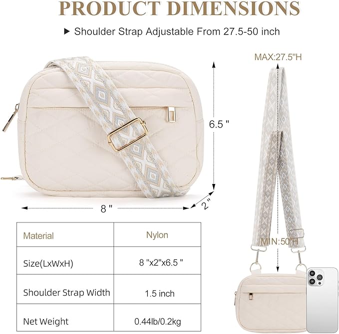 MAXTOP Small Crossbody Bags for Women Belt Bag Fanny Pack with Adjustable Strap