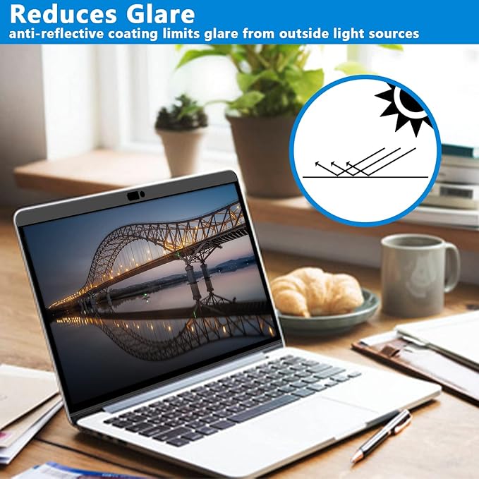 Magnetic Macbook pro 13 inch privacy screen Protector,Removable Privacy Screen Filter for MacBook Air 13 inchs(2016-2022,M1),-Anti-Spy/Anti Fingerprint/Anti Blue Light/Anti-Glare/Bubble Free
