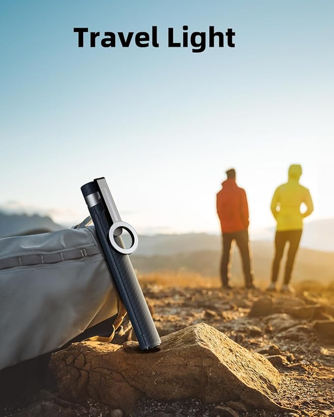 TODI 65" Magnetic Tripod for iPhone with Remote, Selfie Stick for iPhone Magsafe, Cell Phone Tripod Stand for Recording, Travel Tripod Compatible with 16/15/14/13/12 Series (Black Silver)