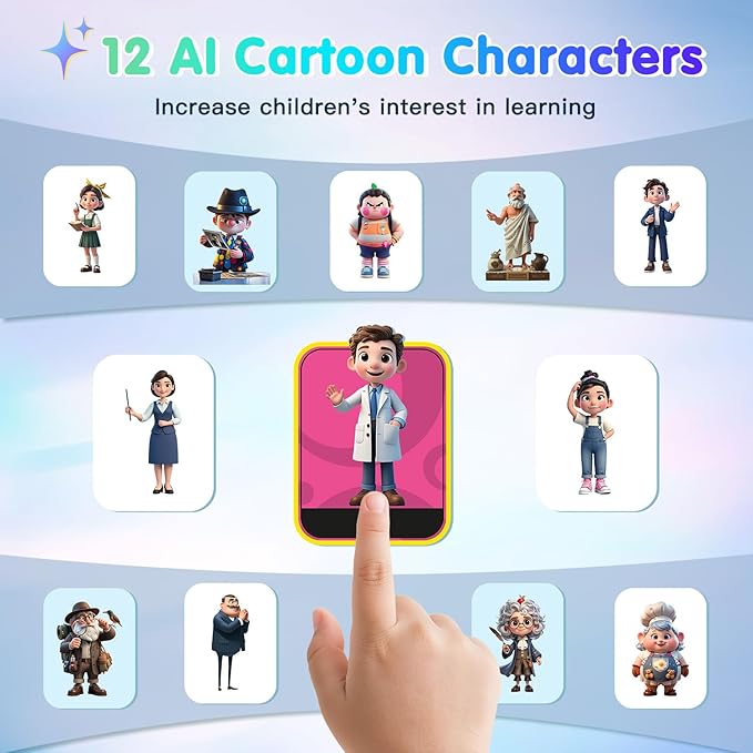 AI Digital Camera, WiFi Cameras for Photography with Object Recognition, Compact Point and Shoot Digital Camera with Dual Lens, Flash, 3.6" Touch Screen, Gift for Kids Teens