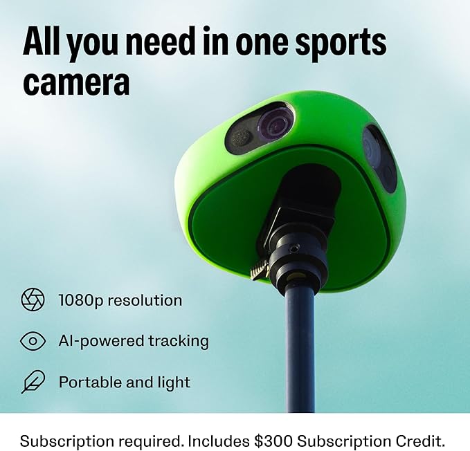 Veo Cam 3 – 1080HD Sports Camera with AI Auto-Tracking, Portable Design, Long Battery Life, and Cloud Storage – Includes $300 Subscription Credit – Perfect for Coaches, Teams, and Sports Enthusiasts