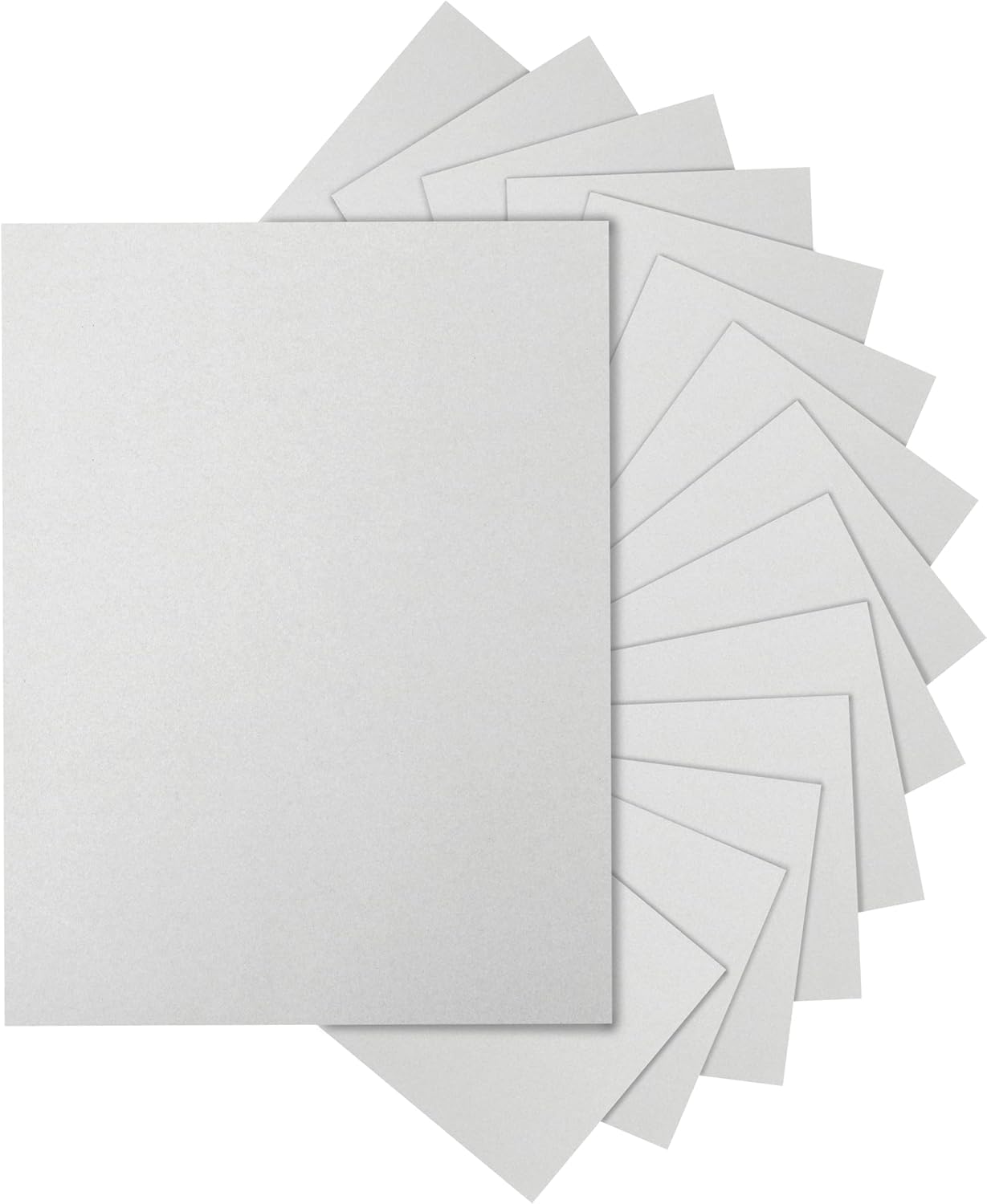100 Sheets Grey Cardstock 8.5 x 11 Certificates Paper, 200gsm/75lb Premium Gray Card Stock Printer Paper for Card Making, Thank You Cards, Business Cards, Menus, Scrapbooking
