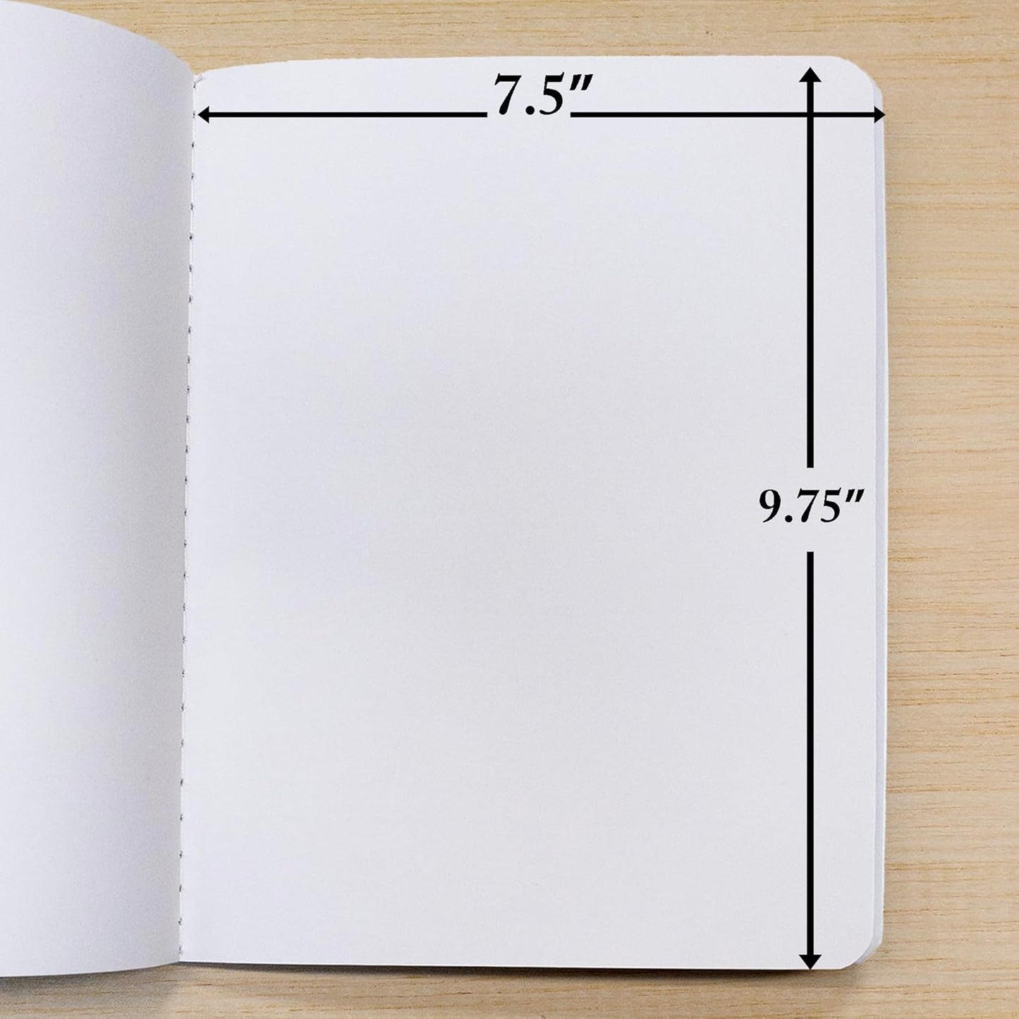 BAZIC Composition Book Blue Marble Unruled Ruled 100 Sheet Notebook, Blank Page Journal Comp Notebooks for School, 48-Pack