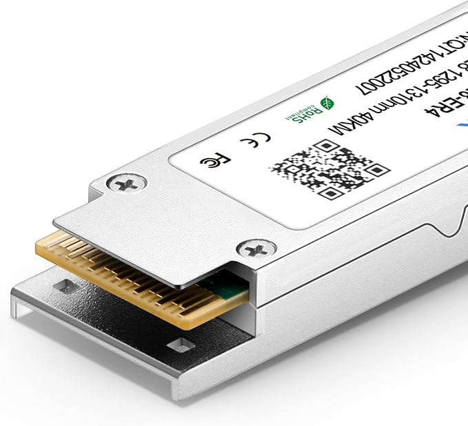 QSFPTEK 100GBASE-ER4 OpticTransceiver, QSFP28 Optical Module, 100g Network MINI gbic Compatible with Cisco QSFP-100G-ER4L-S, LC SMF 1310nm 40km with FEC