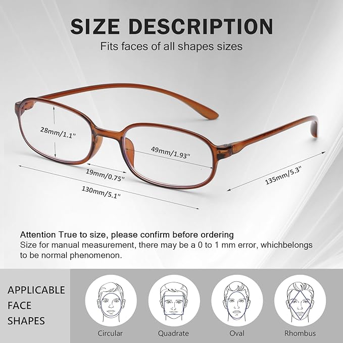 AQWANO 2 Pack Blue Light Blocking Computer Reading Glasses UV Protection Flexible TR90 Frame Lightweight Readers Glasses for Women Men +1.5