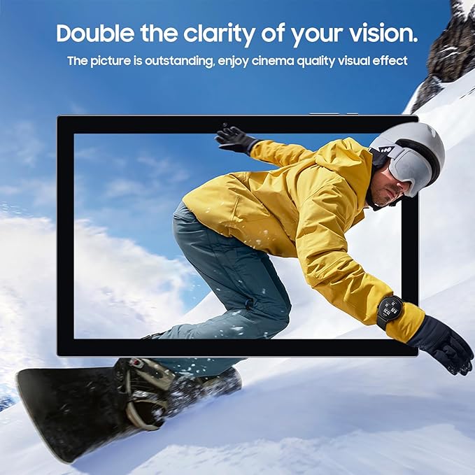 Android 15.0 10Inches Tablet, 18GB RAM+128GB ROM+2TB Expandable, Tab Set with Keyboard/Case/Mouse/Stylus, 2.0GHz Quad-core Processor, 1280 * 800 IPS HDScreen, 5G WiFi6 BT 5.0 (Black)