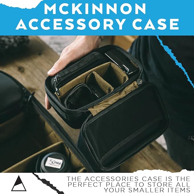 NOMATIC Mckinnon Camera Accessory Case- Eva Molded Foam with Customizable Camera Bag Dividers, Perfect for DSLR Cameras