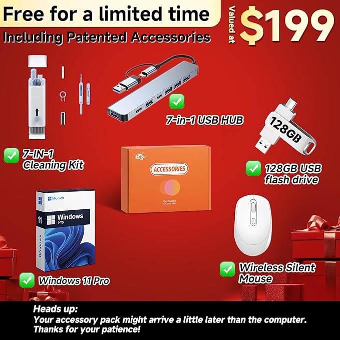 HP 2025 17.3" Touchscreen Business Laptop, Intel Ultra7 255 12-Core Processor, Copilot AI, 64 GB DDR5 RAM, 2 TB SSD, HD+ Anti-Glare Screen, Backlit KB, Secure Camera, Win 11 Pro, w/Accessories