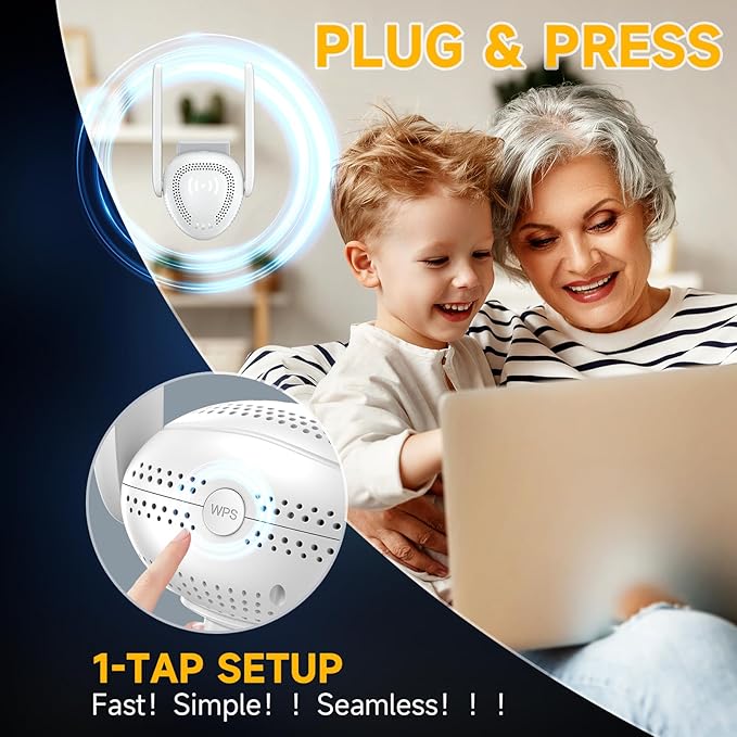 2026 Mesh AX3000 WiFi 6 Extender Signal Booster for Home, Range up to 20K+ Sq.Ft, 3000Mbps Wireless Internet Repeater, Dual Band Signal Amplifier with Gigabit Ethernet Port, 10X Faster WiFi Extender