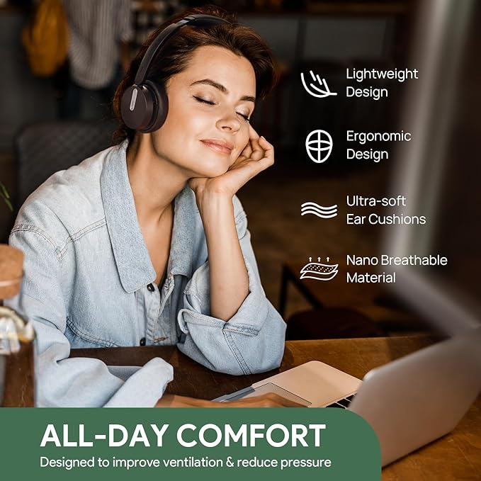 Yealink WH64 Hybrid DECT& Bluetooth Wireless Headset,492ft Range Dual UC Zoom Headphones with DECT Dongle, 3X Noise Cancelling Mic, 32HTalk Time, Office Work Portable Headsets for PC,Cellphone,Laptop