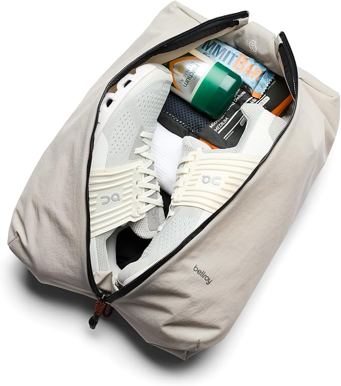 Bellroy Lite Packing Caddy 10L (Travel Organizer Packing Cube, Zip-up Storage Solution for Travel Near or far) - Ash