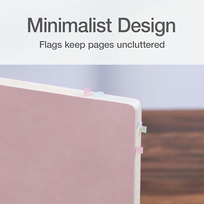 Redi-Tag Small Pastel Flags, Adhesive Flags for Journals and Calendars, School and Office Supplies, 0.19" x 1", 5 Assorted Pastel Colors, 3600 per Pack (1009681)