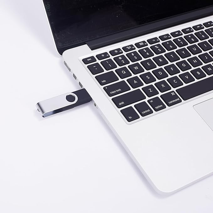 EASTBULL 16GB Bulk Flash Drives 50 Pack USB 2.0 Thumb Drives Swivel with Strings