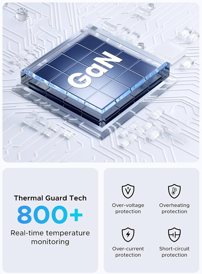 UGREEN Nexode 200W GaN USB C Charging Station, 8-Port Desktop Charger with PD 100W for MacBook Pro 16"/Air, Dell XPS, iPad Pro, iPhone 17/16/15, Galaxy S25/S24, Pixel 10/9