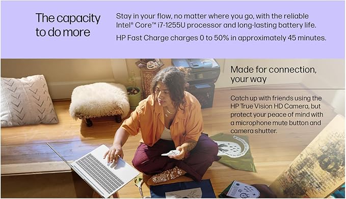 HP Pavilion 15.6" FHD Business Laptop | Intel Core i7-1255U up to 4.7GHz | 24GB RAM - 2TB PCIe SSD | Intel Iris Xe Graphics | Webcam | Wi-Fi 6 | USB-C | Ethernet Port | Windows 11 Pro