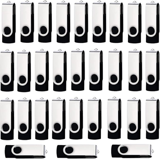 4GB USB Flash Drives 100 Pack Flash Drive Bulk Pack Wholesale USB Flash Drive Thumb Drives 100 Pack 4GB USB Drive Pack Thumb Drive (Black, No Logo)