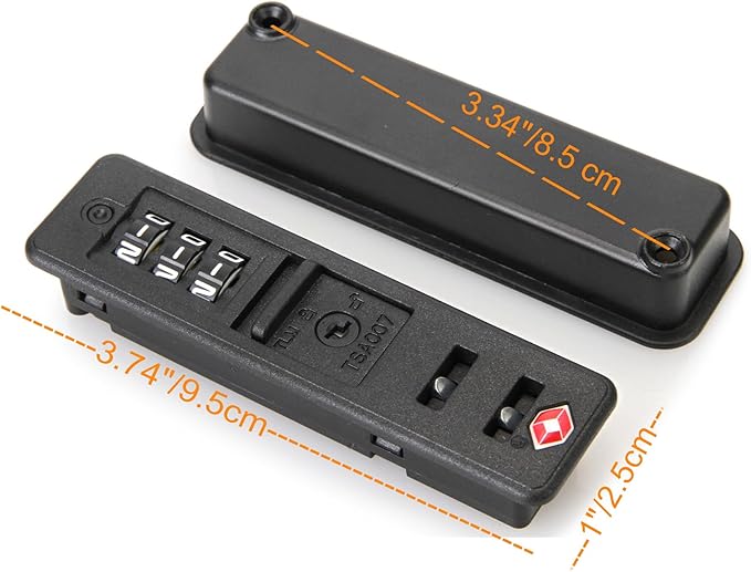 Zoofen Luggage Lock TSA Approved Luggage Travel Lock Luggage Suitcase Baggage Lock