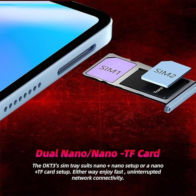 10.51 Inch 2K Android Tablets, All-Day Battery Life, Six-Core+Large Screen Tablet 128GB ROM 6GB RAM, 5MP+13MP Dual Camera Tablets PC, Android 12, 5G WiFi 5.0 BT, Gaming Tablet, USB Output