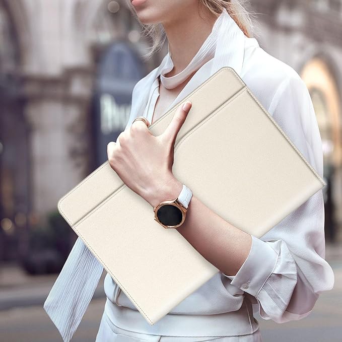 Fintie Sleeve Case Cover for MacBook Air 13.6 A3240 A3113 A2681 M4 M3 M2, Air 13 A2337 (M1) / A2179 / A1932, MacBook Pro 13 A2338 (M2 M1) / A2251 / A2289 / A2159 / A1989 / A1706 / A1708, Starlight