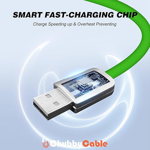 chubbycable Chubby 2.0 Fast Charging Cable Durable Soft Silicone USB C Cable 120W Extra Thick Charger Cord Compatible with iPhone 17-15 Series iPad, Desert, USB-A to Type-C, 4.9FT