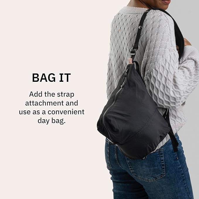 trtl Packing Pods, Black - Packing Cubes for Travel - Organizer Bags for Luggage to Maximize Space in Suitcase - Travel Packing Organizers - Includes Carry Strap - Comes with 3 Cube Sizes - 5 Pack