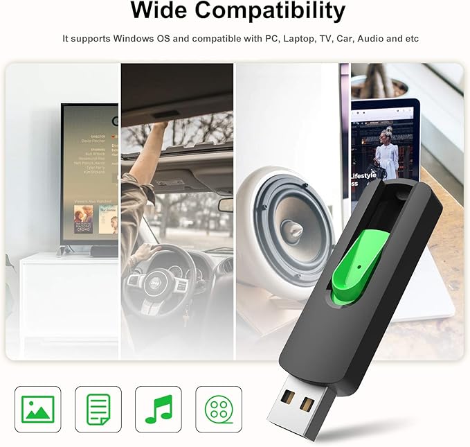 128GB Flash Drive Aiibe USB Flash Drive 128 GB Thumb Drive USB 2.0 Memory Stick Zip Drive Backup Jump Drive Single 128GB 128G USB Drive for PC Laptop