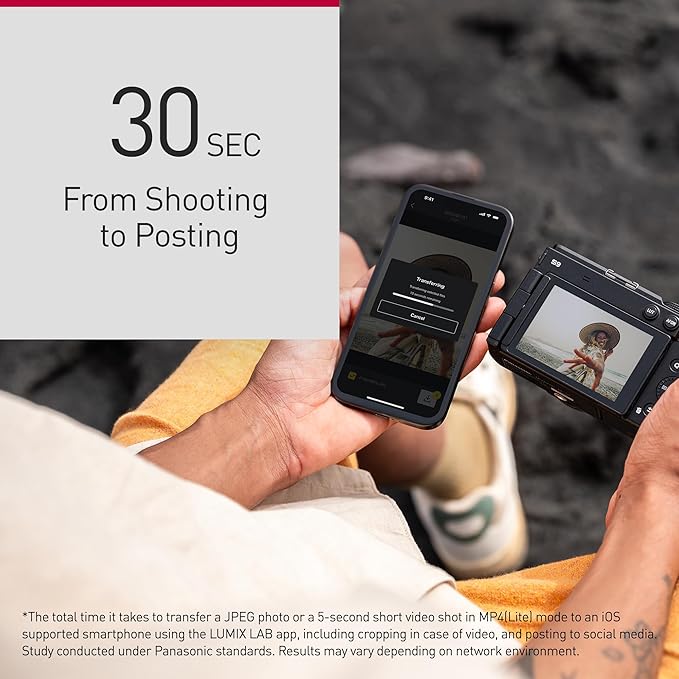 Panasonic LUMIX S9 Full-Frame Mirrorless Camera with S 18-40mm F4.5-6.3 Lens, Compact, Lightweight Body, Perfect for Social Media and Travel, DC-S9NK