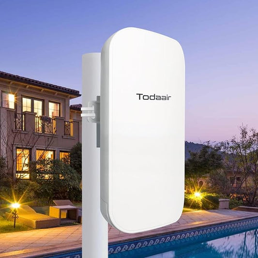 Outdoor WiFi Extender，WiFi Booster | Repeater & AP Mode｜IP65 Weatherproof | Up to 300Mbps WiFi Repeater | Easy Set Up WiFi Repeater Wireless Signal Booster with Ethernet Port