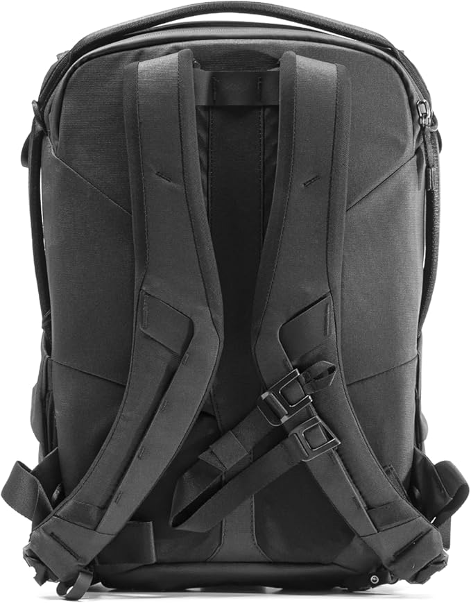Peak Design Everyday Backpack 20L, Black, MagLatch Top, Dual Side Access, FlexFold Dividers, Fits 15" Laptop, For Camera Carry, Daily Commutes or Travel, Versatile Backpack for Men and Women