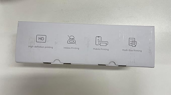 Itari Portable Printer for Travel with Case and 4 Rolls Paper, Inkless Thermal Printer, Support 8.5" x 11" A4 & US Letter, Wireless Compatible with iPhone, Android, Laptop, Black