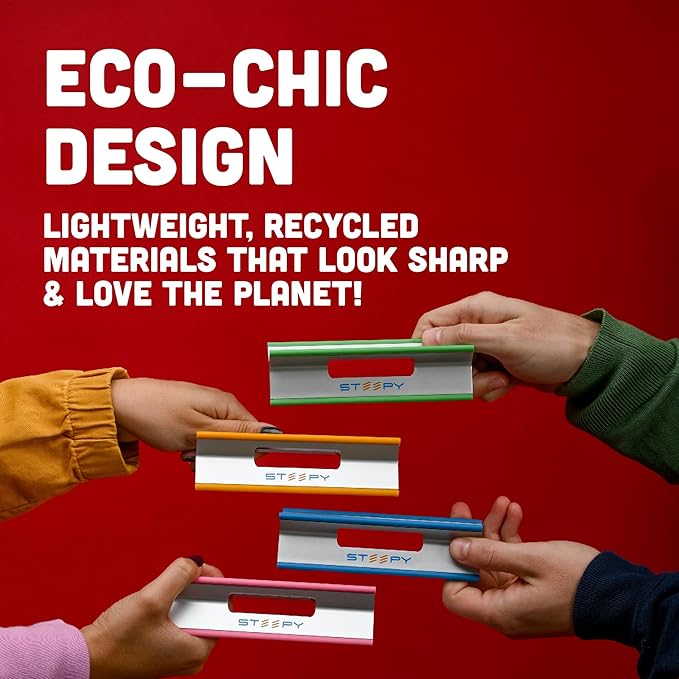 Steepy Adjustable Laptop Riser Portable and for Desk - 3 Heights Computer Stand