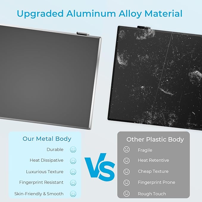 Laptop Screen Extender Ultra-Thin, 14" FHD 1080P Dual Portable Monitor for Laptop, 1.3lbs Lightweight Travel Monitor Extender Fit 13”-17.3”, Plug and Play for Windows/Mac/Android/Chrome