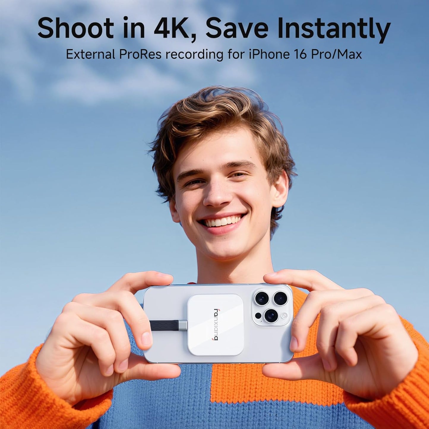 1TB Magnetic External SSD,2000MB/s Type-C USB 3.2 Gen 2x2 Portable SSD,Ultra-Slim External Hard Drive,4K ProRes Recording & Store,External Solid State Drive for iPhone15/16/Android/PC/Mac -PS2005