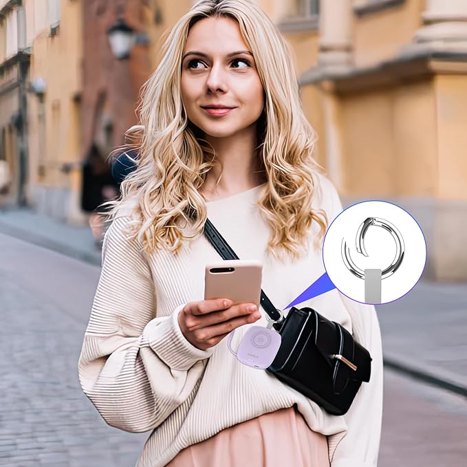 Small Portable Charger 5000mAh,iWatch Wireless Charger Mini Power Bank with Built-in Cable,Travel Keychain Charger for Apple Watch 10/9/Ultra2/8/Ultra/7/6/Se/5/4,iPhone 17/16/15/14/13/12,Android Phone