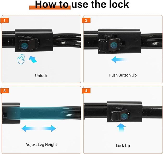Laptop Desk for Bed Height Adjustable, Lap Bed Table with USB/Storage Drawer/Cup Holder/Tablet Stand/Book Shelf, Foldable Breakfast Tray Portable for Reading Writing, Sofa & Floor, Black