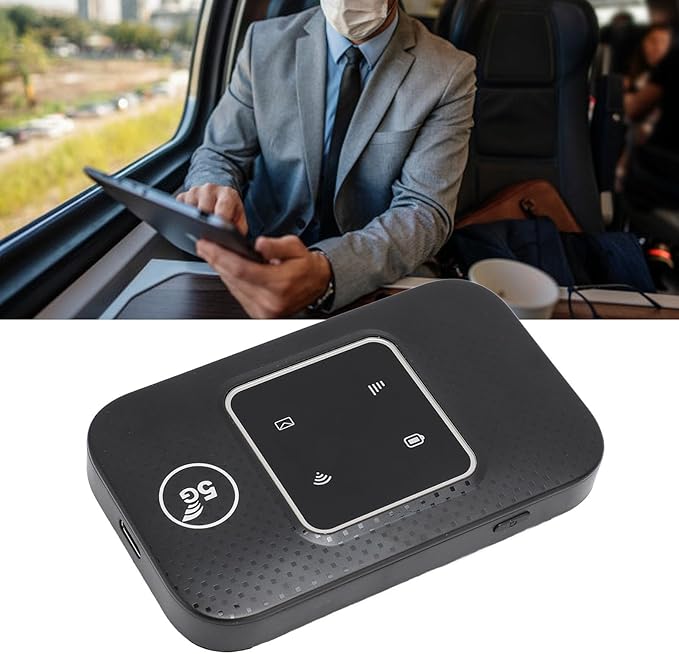 Mobile Hotspot, 150Mbps 4G LTE Unlocked Wi Fi Hotspot Device, Portable Router with SIM Card Slot for Travel Support B1 B3 B5 B8 B38 B39 B40 B41