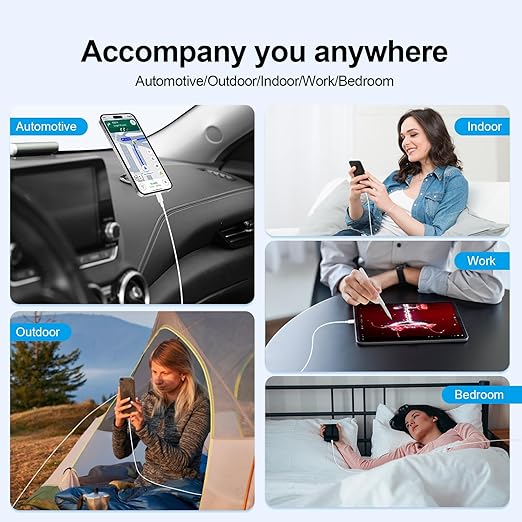 USB C Charger Cable 4 Pack(3FT+3FT+6FT+6FT),USB-C to USB-C Cable,Type C Fast Charging Cable for iPhone 17 16 15,MacBook Pro,iPad Pro Air,Samsung Galaxy S25 S24 S23 Ultra,White