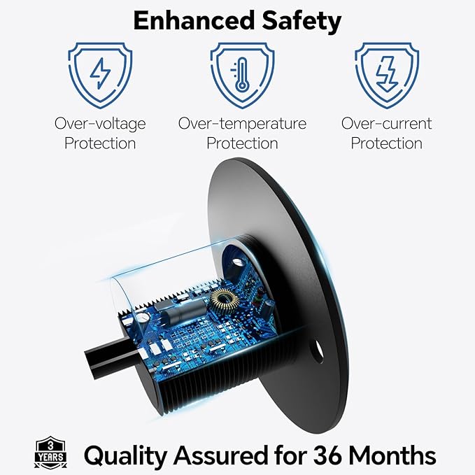 Acegoo RV USB Outlet All-Aluminum Type A + Type C Ports 12V/24V USB Charger, Recessed Mount 24W High-Speed Charging Socket, PD3.0 & QC3.0 Fast Charger for Camper Trailer Van Car Boat Golf Cart