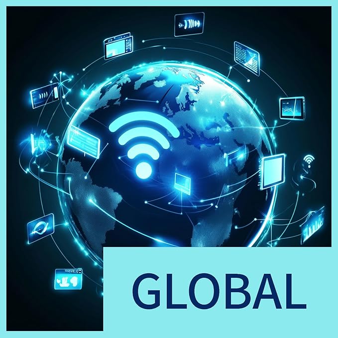 Global SIM Card – Prepaid Data Plan | 1GB Daily Data,7 Days | High-Speed 4/5G LTE Internet | No Roaming Fees | Works in Multiple Countries